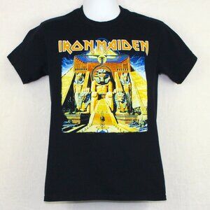 Vintage Y2K  Artimonde Iron Maiden Band Egypt World Slavery Tour Shirt Mens S
